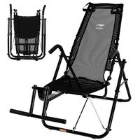 Price Drop: leikefitness Ab Exercise Chair Core Strengthening Lightweight Foldable Sport Abdominal Exerciser Strength Training Inversion Equipment (Black)