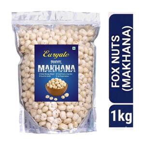 euryale Natural High Protein Makhana Lotus Seeds(1 KG)  | using 36 Supercoin