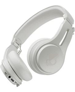 Skullcandy Icon ANC On-Ear Wireless Bluetooth Headphones - Active Noise Cancelling, 97.5dB 60Hr Battery + Rapid Charge, Mic, Stay-Aware Mode, iOS & Android – Bone
