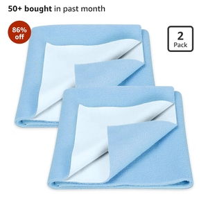 GLUN® Quick Dry Absorbent Baby Bed Sheet for Mattress Protector