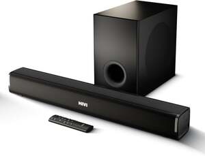 Mivi Fort Sonic 200 Soundbar, 2.1 Channel, Multi-Input and EQ Modes, BT v5.3 200 W Bluetooth Soundbar (Black, 2.1 Channel)