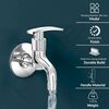 [Prime 10% reward + APAY ICICI CC] Plantex APS-1208-chrm Pipe Connection Tap with Brass Spindle