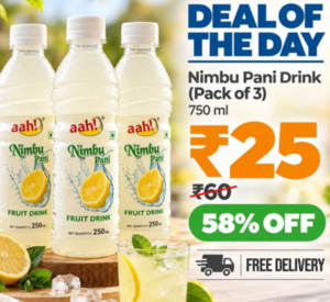 nimbu pani drink (pack of 3) - 750 ml - pack of 3 bottles, 250ml each