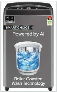Godrej 7 Kg 5 Star, AI Powered, Fabrisafe Steel Drum, Magic Lint Filter, Fills Tub At ~0 Water Pressure, Fully-Automatic Top Load Washing Machine 