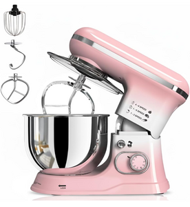 INALSA Stand Mixer 1200W|Pure Copper Motor|5.4 L SS Bowl With Splash Guard