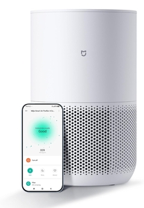 Mijia by Xiaomi Air Purifier 4 Compact for home & bedroom |230 m3/hr CADR covers 400 Sq.ft.|3stage HighEfficiencyFilter|100 Sq.ft in 6 mins|Smart control|Realtime filterusage|1yr replacement warranty

