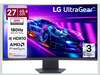 LG 27GS60QC 68.4cm (27 Inch) Ultragear Curved (1000R) QHD (2560x1440) Gaming Monitor, 180Hz, 1ms, 3-Side Virtually Borderless, 