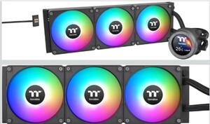 thermaltake TH420 V2 Ultra EX ARGB Sync/ARGB Fan 140 * 3/PWM 500~1800rpm/Water Block 2.1inch LCD