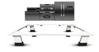 Instamart - Smart Shelter Washing Machine Stand (Fully Automatic, Adjustable Metal, Without Wheels, White) 